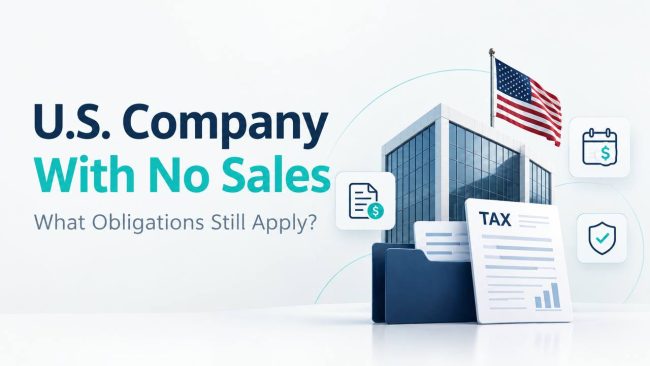 U S  company with no sales
